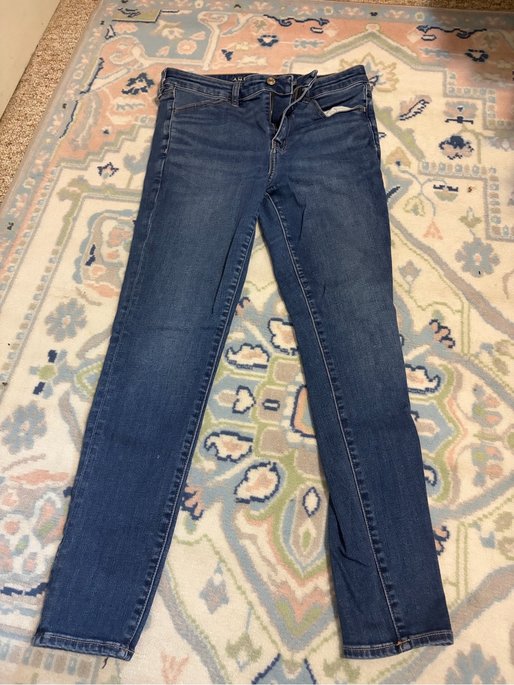 Classic Women's Blue Skinny Jeans